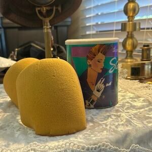 Vtg 80’s “Stay Put" Queen Size shoulder pad set collectible fashion accessory